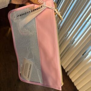 Baby pink Stoney Clover Lane clear pouch